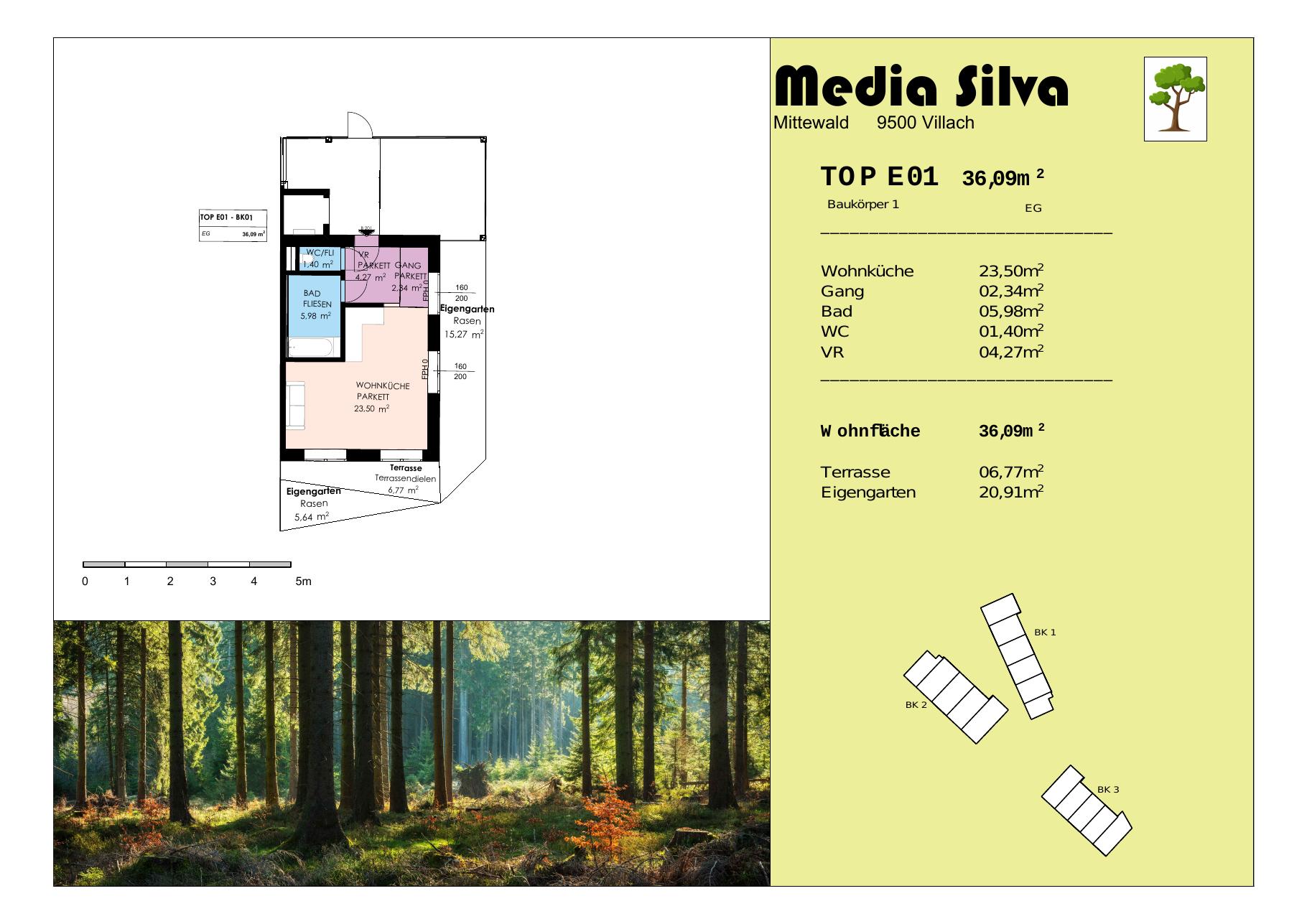 Квартира E01 — Waldhaus Villach